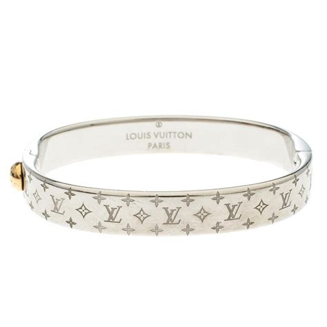 louis vuitton bangke|Louis Vuitton silver bangle.